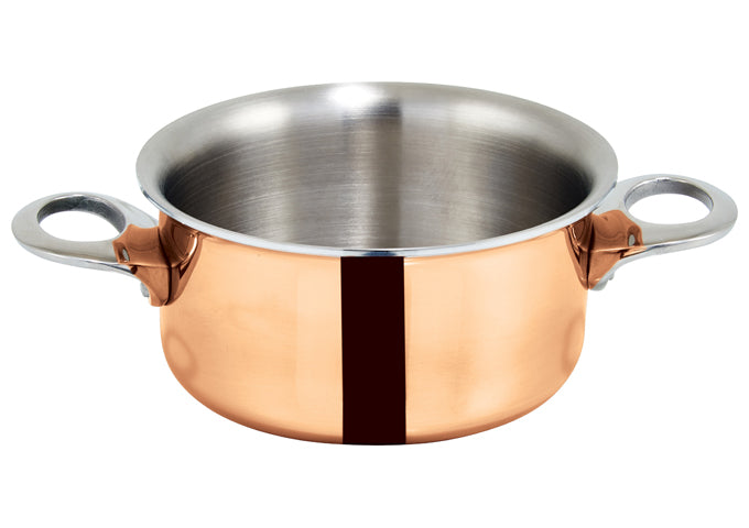 Winco Dccr-3C Mini 3.75″ Casserole, Copper Plated, 15 Oz - VRS Restaurant Equipment & Supply Store