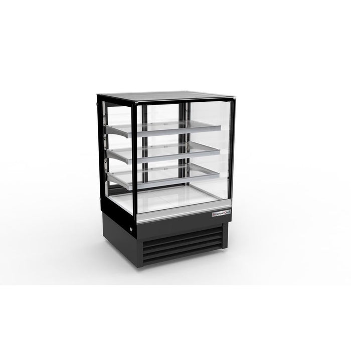 American Chef 35″ Square Glass Floor Refrigerated DCS35 - VRS Restaurant Equipment & Supply Store