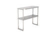 American Chef 12" x 36" Double Tier Stainless Steel Overshelf - DOV-1236