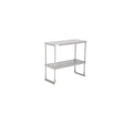 American Chef 14" x 36" Double Tier Stainless Steel Overshelf - DOV-1436