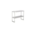 American Chef 14" x 48" Double Tier Stainless Steel Overshelf - DOV-1448