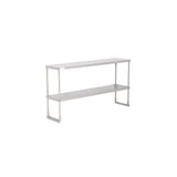 American Chef 14" x 60" Double Tier Stainless Steel Overshelf - DOV-1460