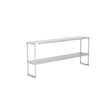American Chef 14" x 72" Double Tier Stainless Steel Overshelf - DOV-1472