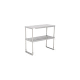 American Chef 16" x 36" Double Tier Stainless Steel Overshelf - DOV-1636