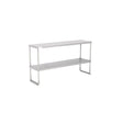 American Chef 16" x 60" Double Tier Stainless Steel Overshelf - DOV-1660