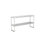 American Chef 16" x 60" Double Tier Stainless Steel Overshelf - DOV-1660