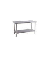 Thorinox Stainless steel worktable with a galvanized undershelf - 24" width