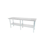 Thorinox Stainless steel worktable with a galvanized undershelf - 24" width