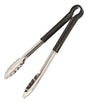 Browne 5512BK Black Colour-Coded Tongs, 12 in, Stainless Steel - product image