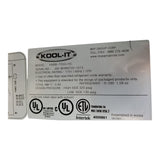 Kool-It KNBB-72SG-HC Back Bar Refrigerator - 3 Door