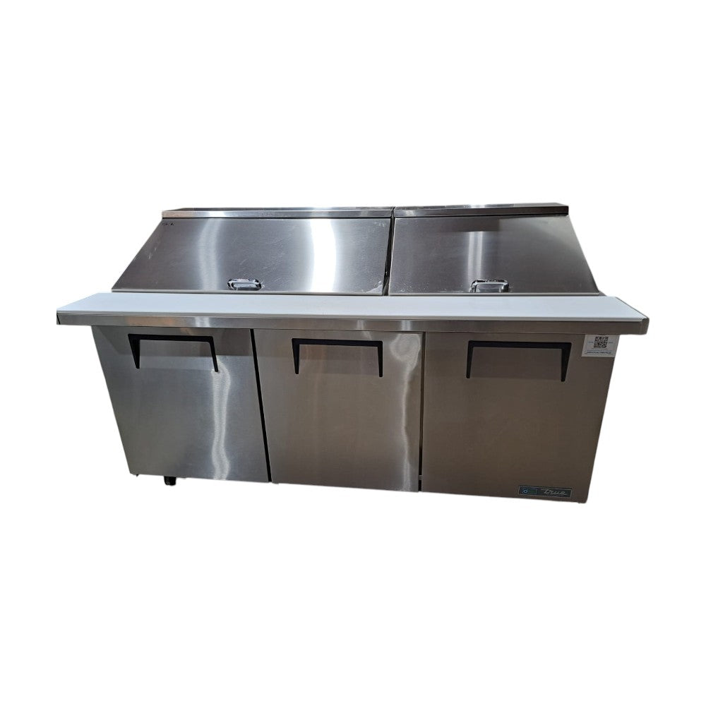 TRUE TSSU-72-30M-B-ST-HC - Mega Top Refrigerated Prep Table - 72"