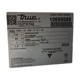 TRUE TSSU-72-30M-B-ST-HC - Mega Top Refrigerated Prep Table - 72"