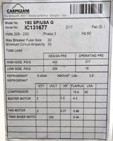 Carpigiani 193 SP/USA G Soft Serve Ice Cream Machine