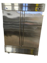 Glacier GR-2 55" Bottom Mount Solid 2-Door Reach-In Refrigerator