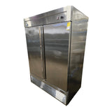 Glacier GR-2 55" Bottom Mount Solid 2-Door Reach-In Refrigerator