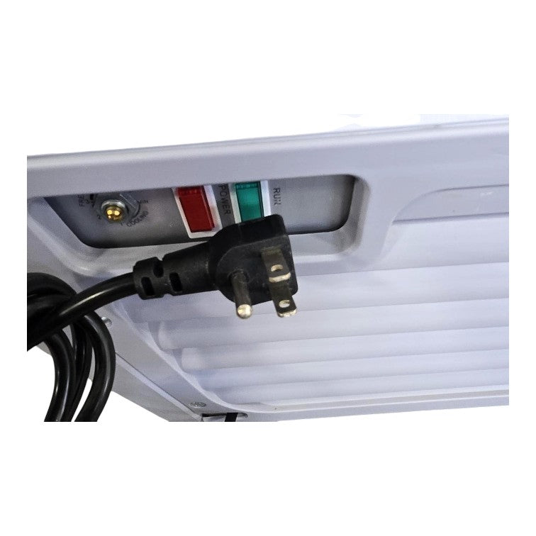 Omcan 44588 Ice Cream Freezer with Guard - 49-in Flat top