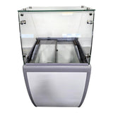 Omcan FR-CN-160-S Ice Cream Freezer with Guard - 26" Flat top