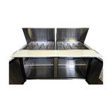 Atosa  MSF8307GR Refrigerated Mega Top Prep Table