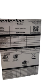 Centerline CLUC-36F-SD Undercounter Freezer