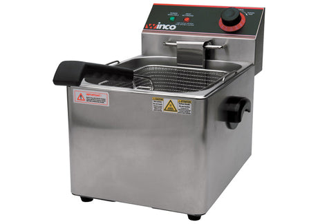 Winco Efs-16 Electric Single Well Deep Fryer - VRS Restaurant Equipment & Supply Store