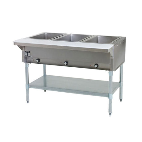 Eagle Group DHT3-120 3 Pan 120 Volts Electric Hot Food Table - VRS Restaurant Equipment & Supply Store