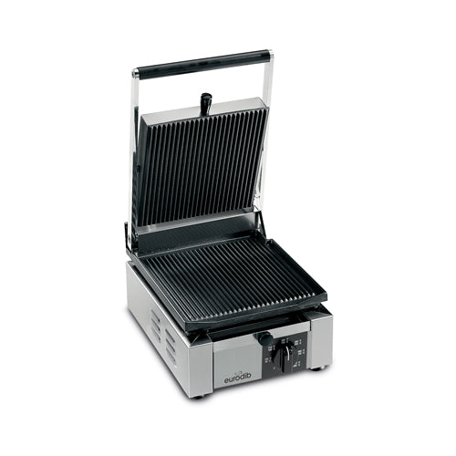 Eurodib ELIO-R 10″ Single Grooved Sandwich Grill - VRS Restaurant Equipment & Supply Store