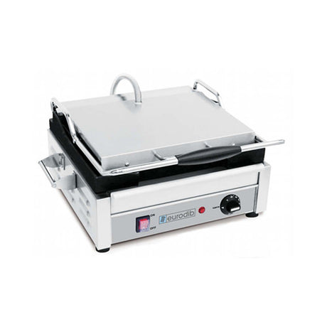 Eurodib SFE02325 Commercial Single Grooved Sandwich Grill - 1800Watts - VRS Restaurant Equipment & Supply Store