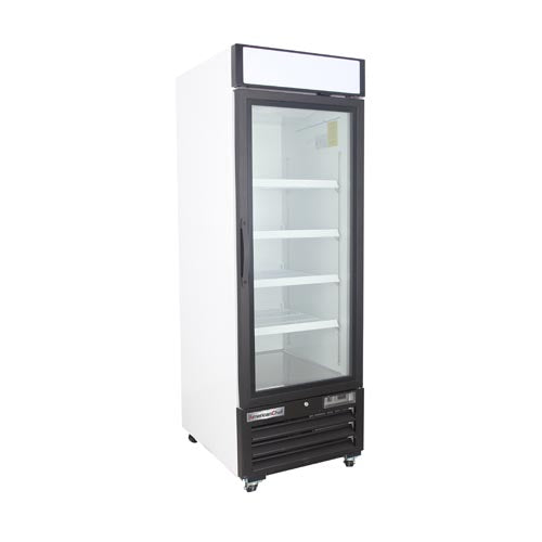 American Chef 27" One Door Glass Merchandiser Refrigerator R1G-27-WS
