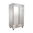 American Chef F2S-40EU Euro-style reach-in freezer