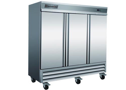 American Chef 81" Three Door Solid Reach-in Freezer F3S-81 - VRS Restaurant Equipment & Supply Store