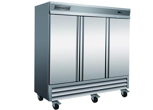 American Chef 81" Three Door Solid Reach-in Freezer F3S-81