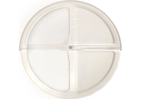 Polycarbonate Rotating Lids for White Containers