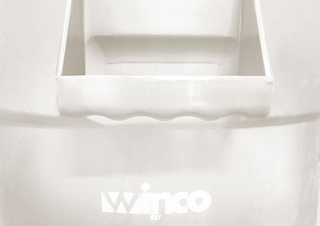 Winco Polyethylene White Containers