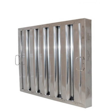 Component Hardware FR51-2020 - Type VI 20 in H x 20 in W x 1-3/4 in D Stainless Steel Baffle Grease Filter