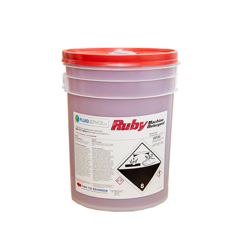 Fluid RUBY-20 20L High Temp / Low Temp Warewashing Detergent - VRS Restaurant Equipment & Supply Store