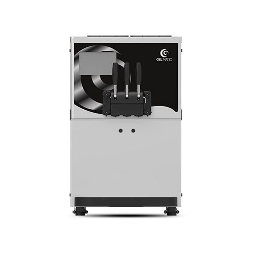 Gel Matic BC-250-GR Countertop Twin Twist Soft Serve Ice Cream Machine With Three Hopper - VRS Restaurant Equipment & Supply Store