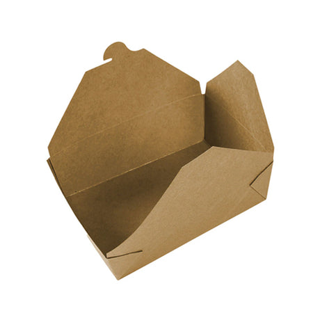 Globe 6062 8.25″ X 6.5″ X 2.5″ Kraft Takeout Container – 200/Case - VRS Restaurant Equipment & Supply Store