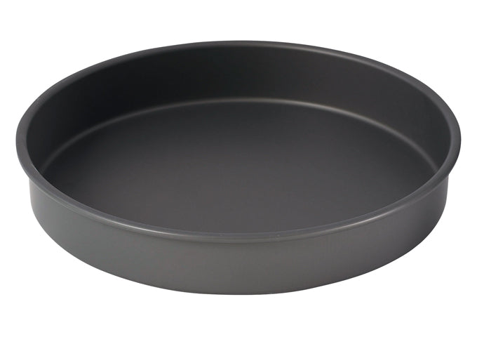 Winco Round Cake Pan, Anodized Aluminum, 2″H