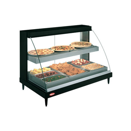 Hatco GRCD-2PD 32″ Glo-Ray Curved Glass Countertop Heated Display Case - VRS Restaurant Equipment & Supply Store