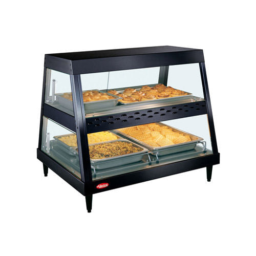 Hatco GRHD-2PD 32″ Glo-Ray Angled Glass Countertop Heated Display Case - VRS Restaurant Equipment & Supply Store