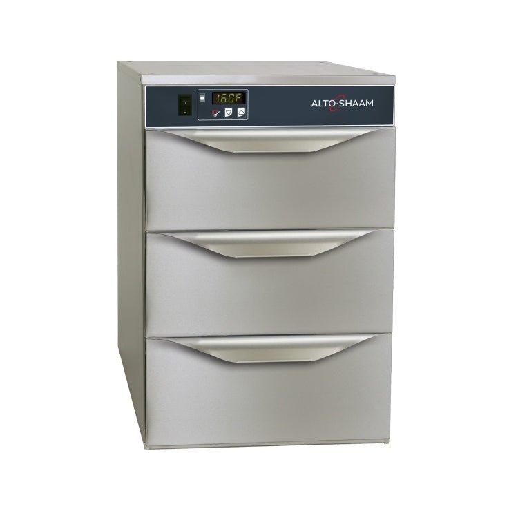 Alto-Shaam Triple Stacked Halo Heat Narrow Warming Drawers - 500-3DN - VRS Restaurant Equipment & Supply Store