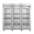 Hoshizaki R3A-FG 82″ 3 Door Glass Reach In Refrigerator - VRS Restaurant Equipment & Supply Store