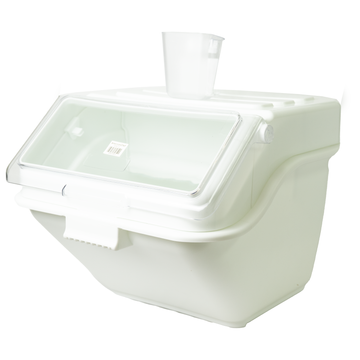 American Chef IBIN-12 - 10 Gallon Shelf Ingredient Bin with Scoop, 150-Cup, Plastic