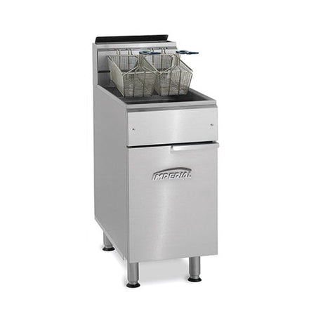 Imperial IFS-75-OP 75 Lb Floor Open Pot Natural Gas Fryer - VRS Restaurant Equipment & Supply Store