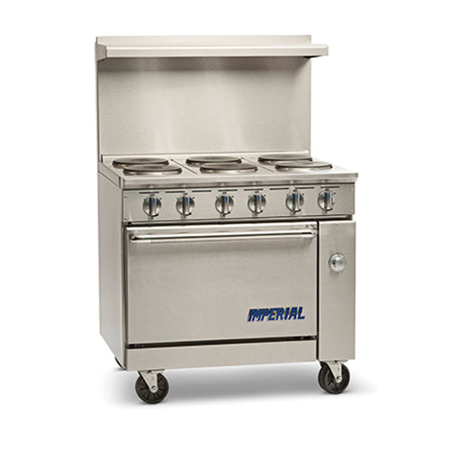 Imperial IR-2-G24T-E 36″ Electric Range With 24″ Griddle – 1Ph, 240V - VRS Restaurant Equipment & Supply Store