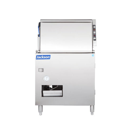 Jackson DELTA-5-E Low Temperature 40 Racks / Hour Door Type Glasswasher - VRS Restaurant Equipment & Supply Store