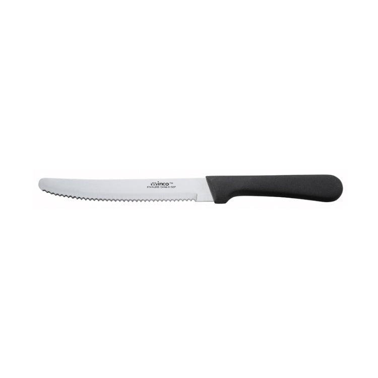 Winco Steak Knives, 5″ Blade, Round Tip - K-50P - VRS Restaurant Equipment & Supply Store