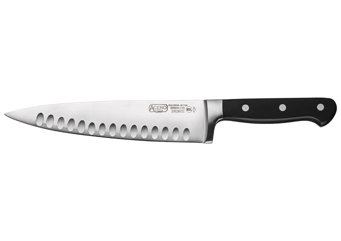 Winco Kfp-84 Acero 8″ Chef’S Knife, Hollow Ground - VRS Restaurant Equipment & Supply Store