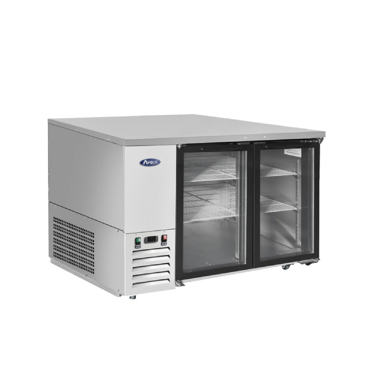 Atosa 48″ Back Bar Cooler with Glass Doors - MBB48GGR