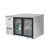 Atosa 59″ Back Bar Cooler with Glass Doors - MBB59GGR